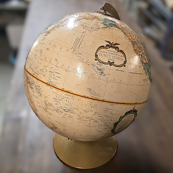 Vintage Globe with USSR - Approx 16" Tall