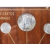 Image 2 : Marion Kay "Last United States Silver Coinage" Clock Including 90% Silver Coins FV: $2.30