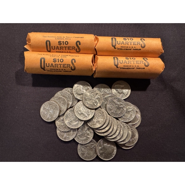 Lot of United States Bicentennial Washington Quarters - $48.50 Face Value