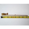 Image 5 : Gold-Filled Chain Bracelet, Ohio State Football Lapel Pin, Lamp on Knowledge Pin