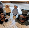 Image 2 : Carved Wood Bear, Felt Dolls, Lamp & More