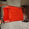 Image 6 : Nice Red Metal Wire Shopping Basket On Wheels ~ Perfect for the Market!
