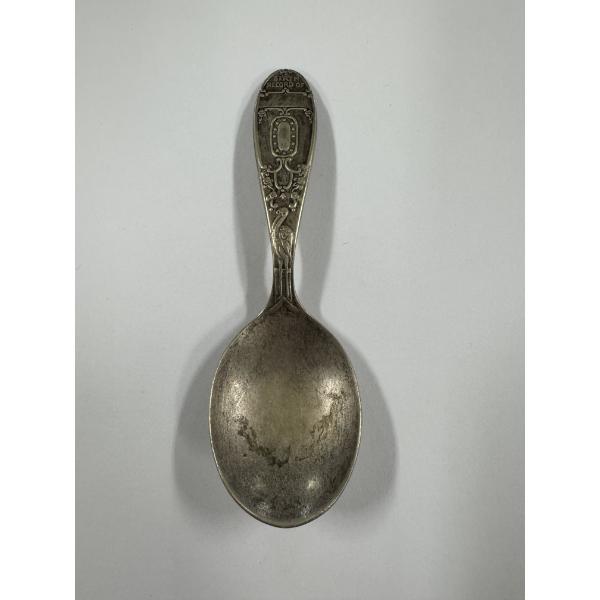 Rare Vintage WM ROGERS Silver-Plated Birth Spoon - Mint Condition