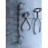 Image 2 : 2 Antique Ice Tongs and Antique Dog Collar