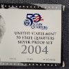 Image 2 : United States Mint 2004 ~ 50 State Quarters Silver Proof Set in Original Packaging!