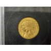 Image 3 : 1913 United States $5.00 Gold Indian Coin Minted by Philadelphia Mint in Slab ~ AGW: 0.242 Oz