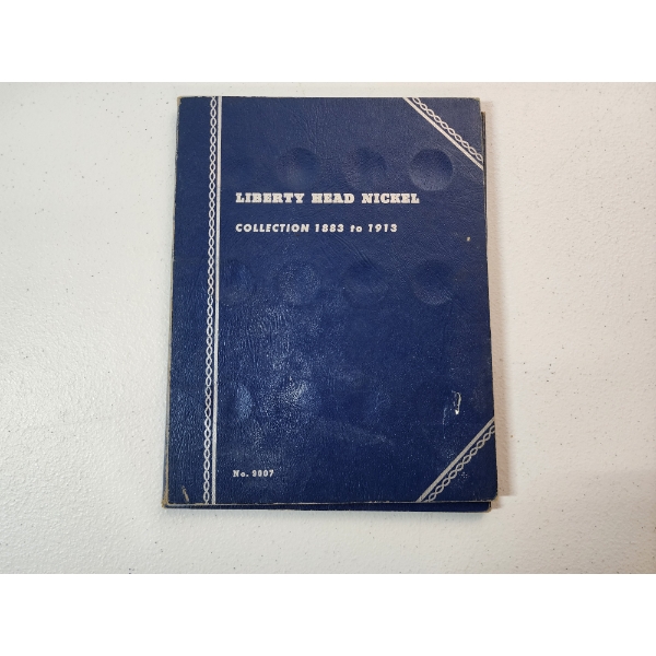 Liberty Head Nickel Collection Book 1883-1913 - Includes 17 Nickels; FV: $0.85