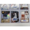 Image 4 : Lot of (9) Assorted Naylor Brothers Autographed Baseball Cards in Holders - Mint or Near Mint Cond.