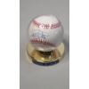 Image 1 : Chuck Finley Autographed Rawlings Baseball In Display Stand 