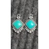 Image 6 : Lot Of Assorted Turquoise Colored Jewelry Including Sterling Silver Earrings 3.9 Grams