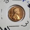 Image 2 : United States 1969 Lincoln Penny RED ~ Brilliant Uncirculated 