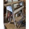 Image 1 : 3 Wooden Saw Horses