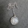 Image 6 : Sterling Silver Royal Wedding Pendant - Charles/Diana - 17g TW - With Coin Style Necklace
