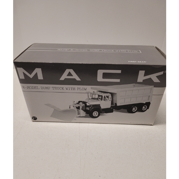 First Gear Mack R-Model Dump Truck With Plow