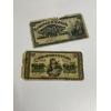 Image 1 : 2 Paper Canadian 25 Cents - Dominion of Canada 