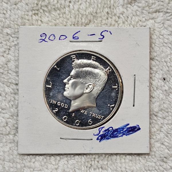 2006-S Kennedy Half Dollar Proof FV $.50