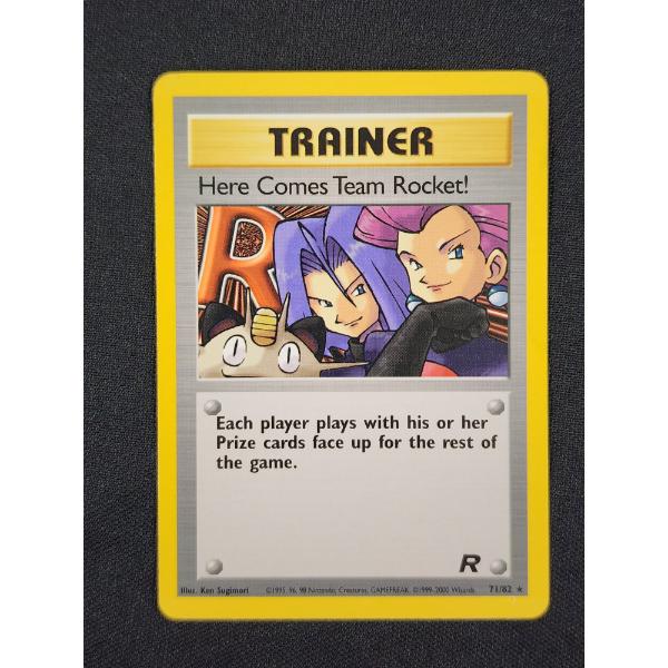 Here Comes Team Rocket! 71/82 Rare Trainer Vintage Pokemon Trading Card
