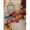 Image 2 : *Pick Up At Mantua Home-No Shipping Available*  Box of Christmas Items - Snowman Plate Holder