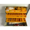 Image 6 : Rebel Tackle Box - Fishing - 3 pull out trays - filled with Lures - Bobbers - Hooks - Etc 