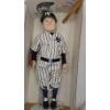 Image 1 : BASEBALL COLLECTIBLE EFFANBEE  #7651 BABE RUTH  DOLL - NEW IN BOX - 16" TALL W STAND - SEE PICS