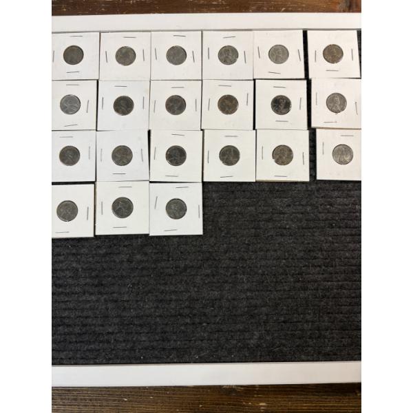20 Wheat Pennies- FV $0.20 cents - In stapled packaging