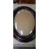 Image 2 : Antique Oval Curved Glass Large Picture Frames - One With Portrait Included