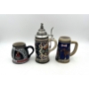 Image 3 : Lot of 3 Anheuser - Busch Steins Including Santa's Helper