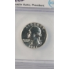 Image 3 : ICG 1961 PR69 Washington 90% SIlver Quarter Signed By ICG President Austin Hutto