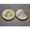 Image 3 : Two 90% Silver Kennedy Half Dollars - $1.00 Face Value
