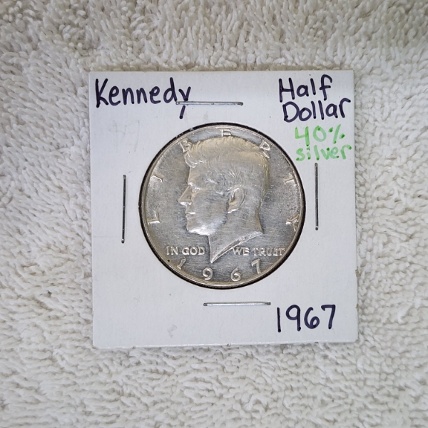 1967 United States 40% Silver Kennedy Half Dollar