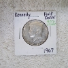 Image 1 : 1967 United States 40% Silver Kennedy Half Dollar