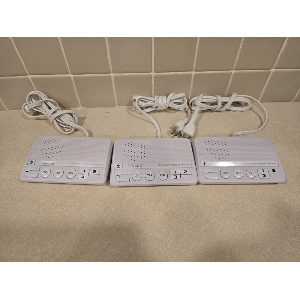(3) Wireless Intercoms