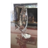 Image 1 : Gorgeous 12" Tall Lead Crystal Fighting Trout Sculpture With Hook In Mouth - Perfect Condition