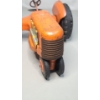 Image 3 : Vintage 10" Orange Louis & Marx Co Tin Toy Tractor 