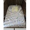 Image 2 : PICKUP IN CANTON - Vintage Solid Wood Crib, Mattress, Linens. 27'' Wide 40'' Long & 37'' Tall 