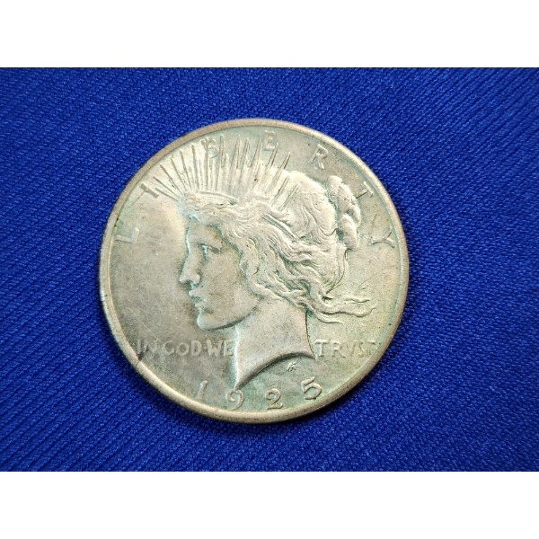 1925 Silver Peace Dollar - 90% U.S. Silver Dollar 