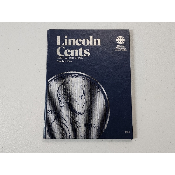 Lincoln Cents Collection Book 1941-1974 FV: $0.50