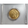 Image 2 : 1881 $5 Liberty Head Gold Half Eagle - U.S. 90% Gold Coin 