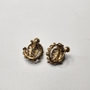 Image 4 : Gold-Filled Earrings & Gold-Tone Brooch, Both with Green Gemstones