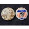 Image 4 : Two Political Campaign Buttons - Roosevelt & Truman Along With "Forward With Kennedy" 