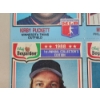 Image 6 : 1988 Chef Boyardee Baseball Collector's Edition Uncut Sheet of 24 Trading Cards