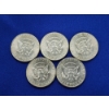 Image 3 : (5) 1965 40% Silver Kennedy Half Dollars FV: $2.50