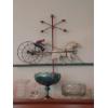 Image 1 : Vintage Wall Art - Metal Horse Drawn Cart With Driver - Depicts Harness Racing 28 x 18