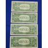 Image 10 : x4 United States 1957 Blue Seal $1 Silver Certificates FV: $4.00