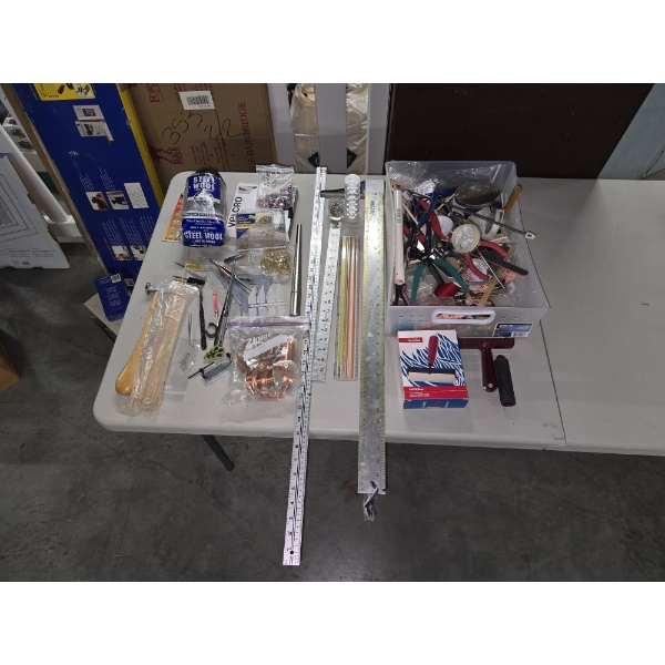 Assorted Jewelry Making Tools and Supplies