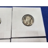 Image 4 : 6 Silver Mercury Dimes Assorted Years FV: $.60