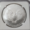 Image 4 : NGC MS69 2010 American Silver Eagle "Top 10 Most Influential" Miles Standish - 1 oz .999 Fine Silver