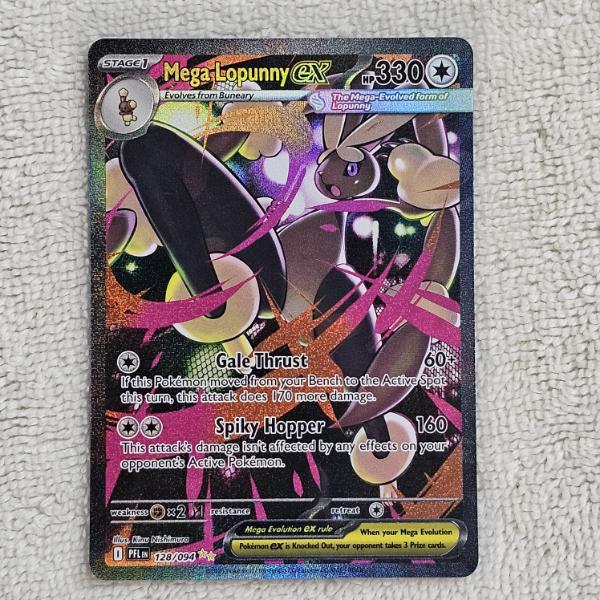 Mega Lopunny eX 128/094 Holo Rare Pokémon Trading Card