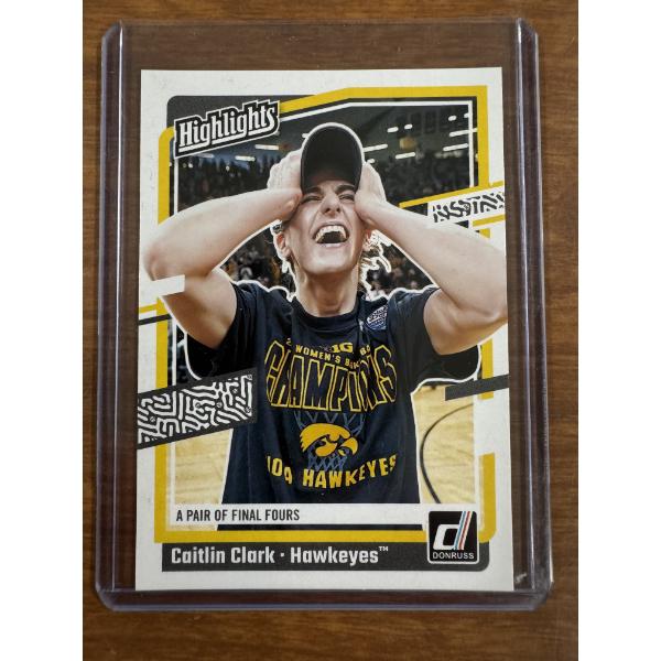 2024 Caitlin Clark Panini ROOKIE Basketball Card - Mint Condition In Protective Holder - Exceptional