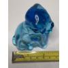 Image 9 : Adorable Degenhart Vintage Uranium Glass Dog Figurine -Sapphire Dark